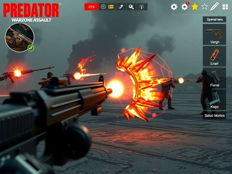 Predator Warzone Assault weapon customization interface